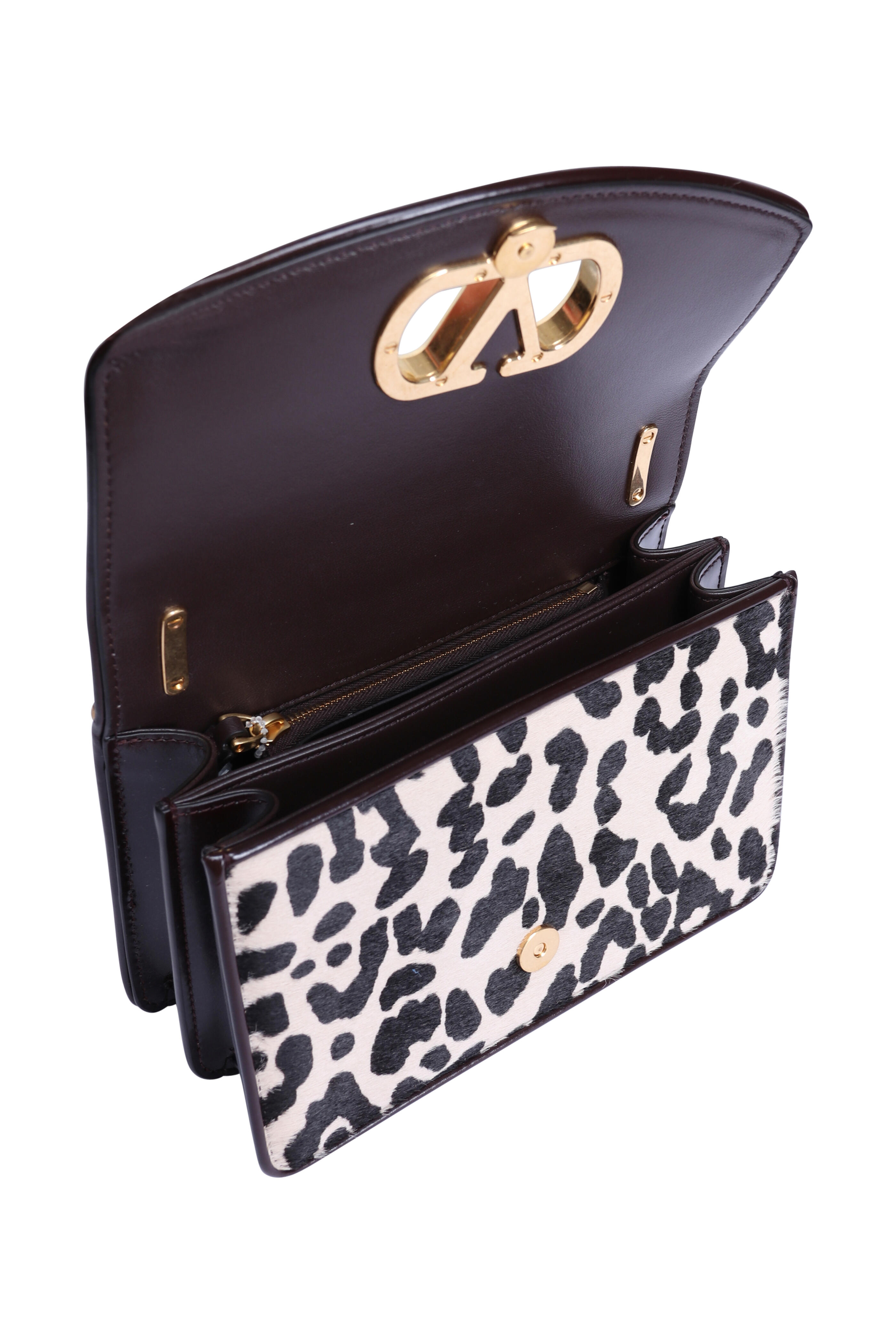 Valentino Garavani - Vain Leopard-Print Calf Hair Shoulder Bag