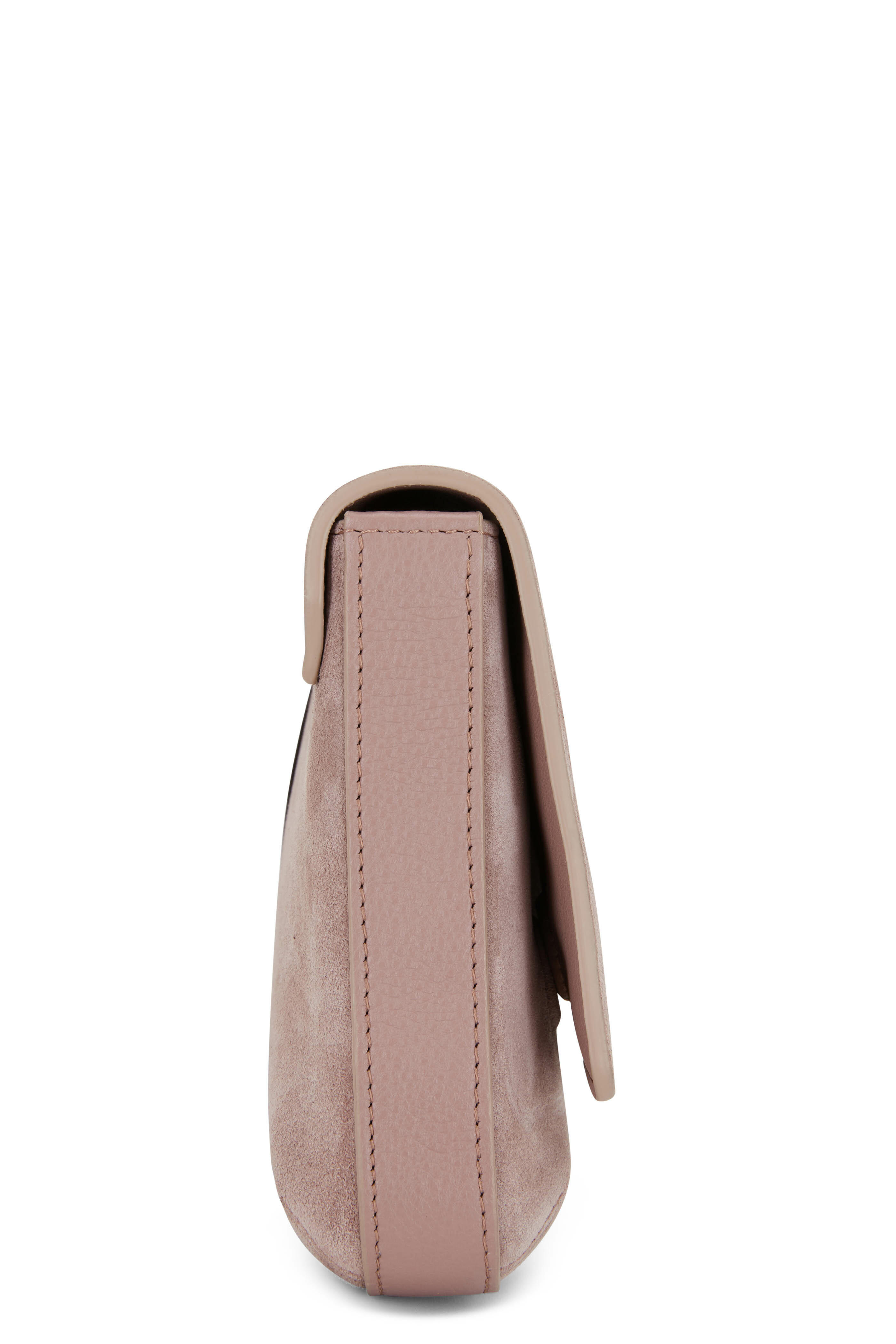 Brunello Cucinelli - Rose Suede East West Clutch