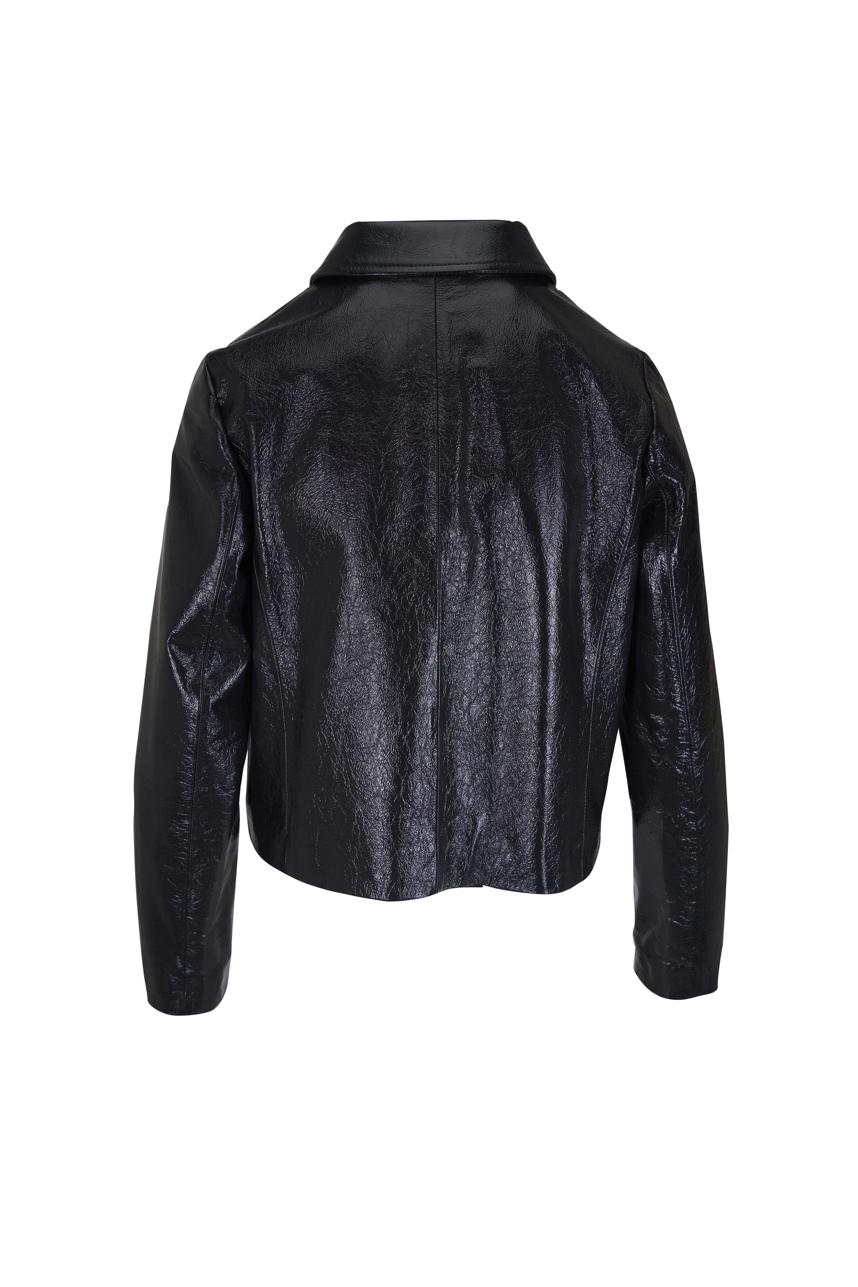 Kiton - Dark Navy Leather Jacket - view 4
