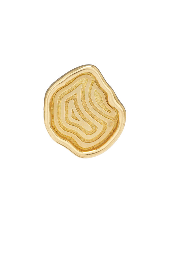 Kimberly McDonald 18k Yellow Gold Agate Studs - view 2