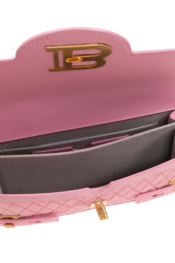 【送料&関税込】Balmain B Buzz Small Shoulder Bag In Rose-pi Balmain - B Buzz 24 Shoulder Bag in Rose | Mitchell Stores