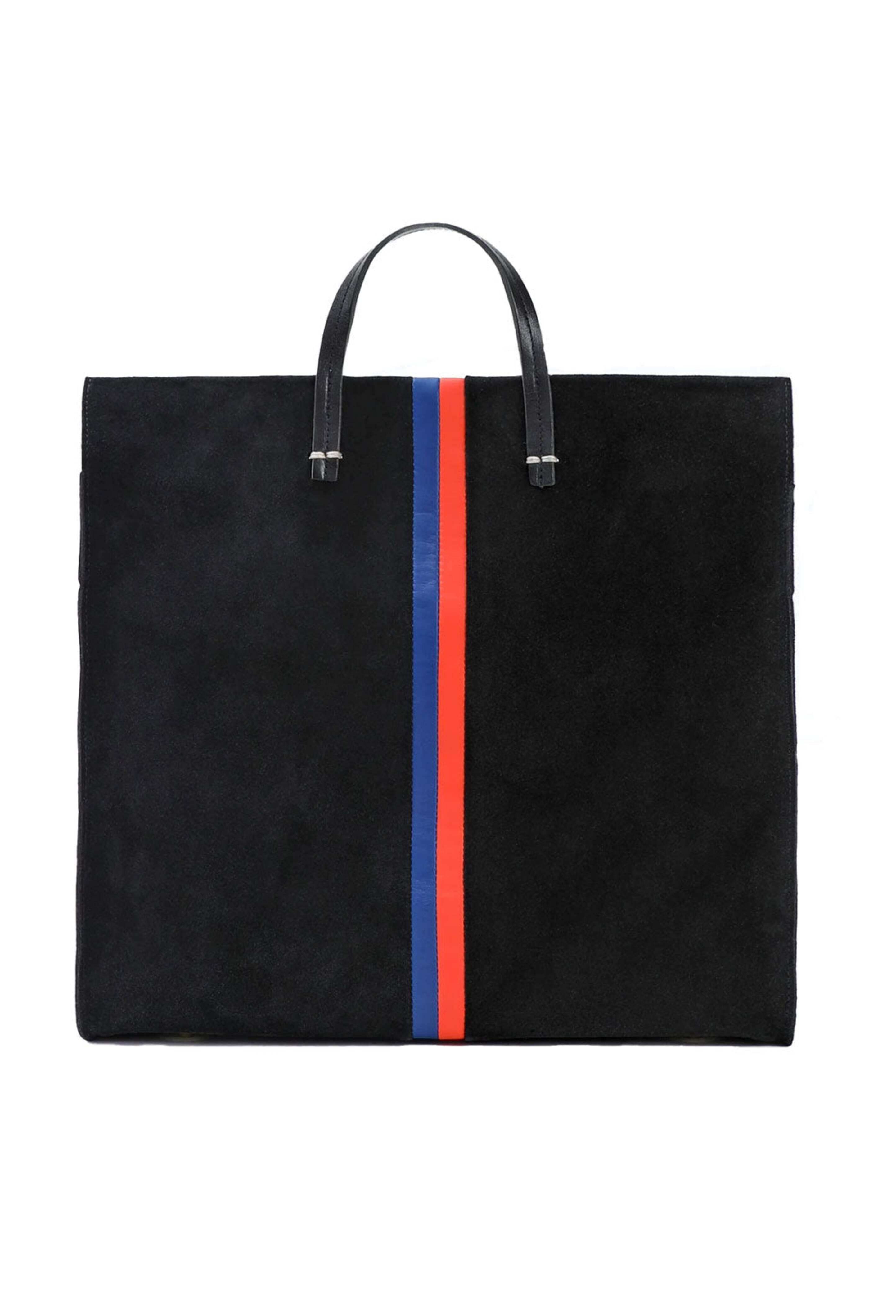Clare V - Black Simple Suede Tote