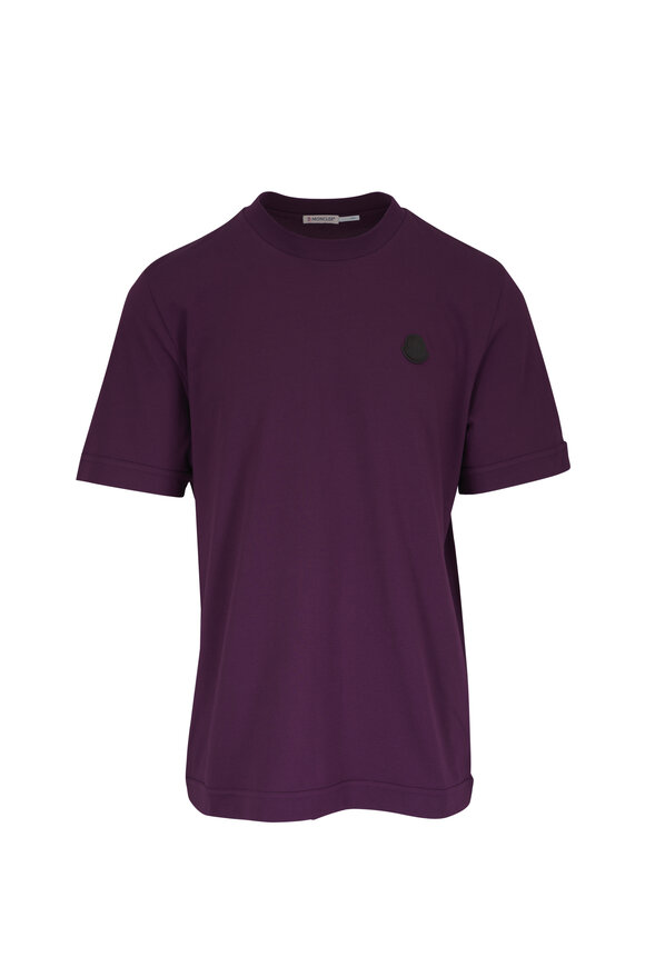 Brunello Cucinelli - Purple Regular Fit Double Layer T-Shirt