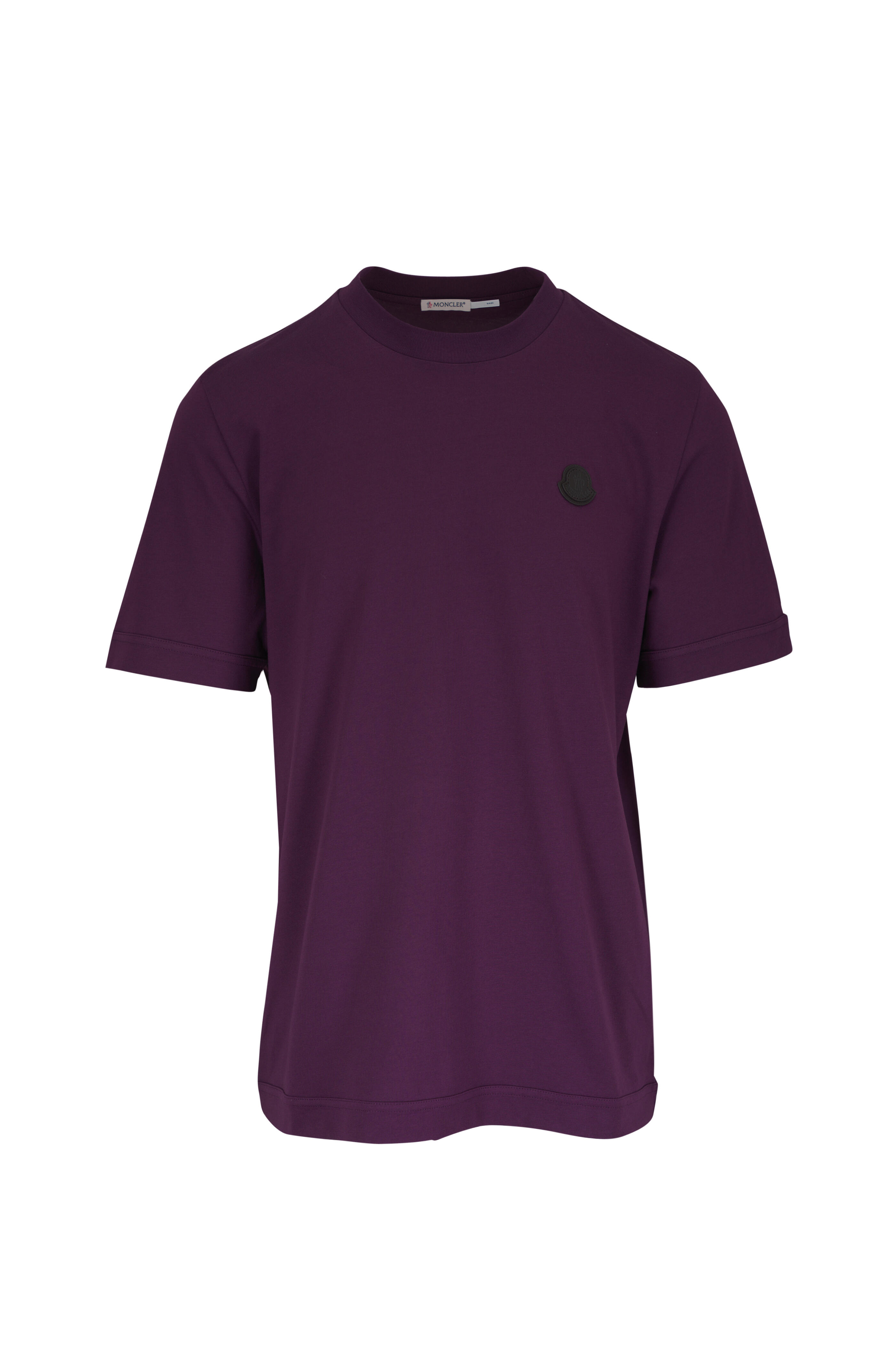 Moncler - Purple Jersey Tipped Cotton T-Shirt