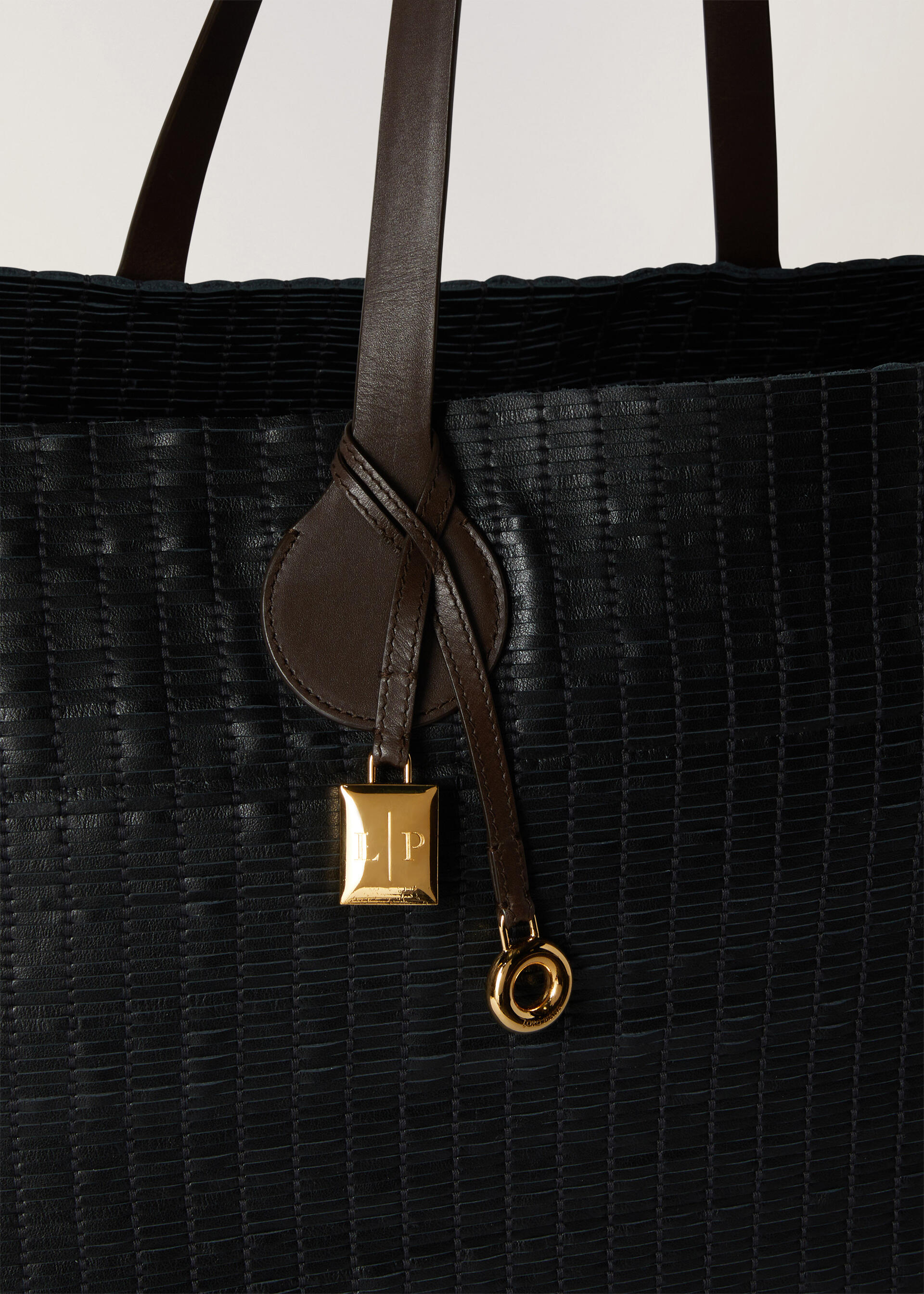 Loro Piana - Tasman XL Woven Saddle Leather Tote Bag