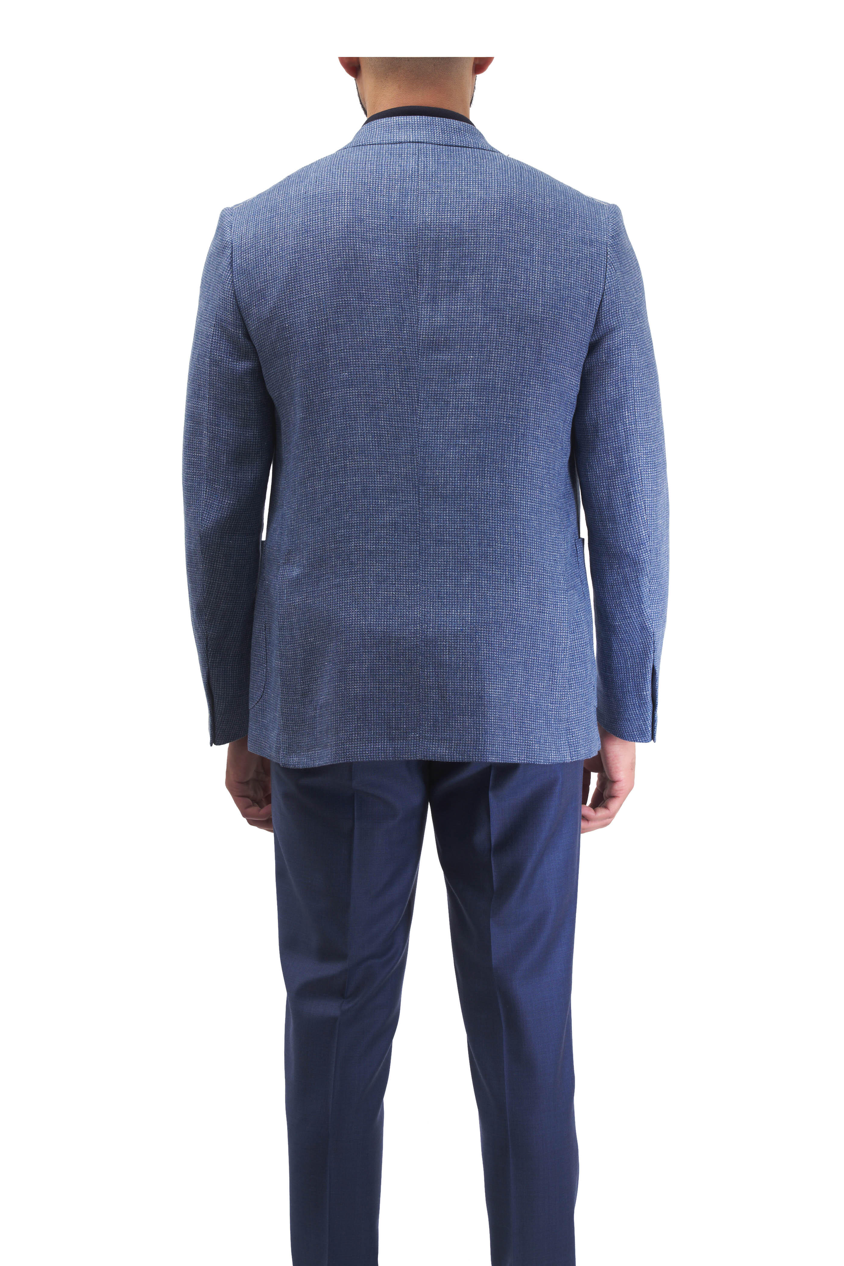 Zegna - Trofeo Blue Wool Twill Dress Pant