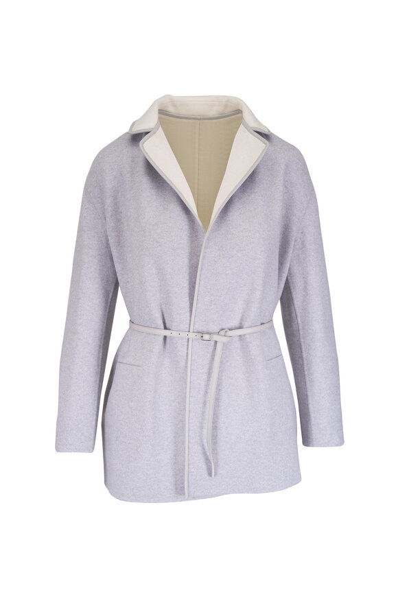 Loro Piana Jimi Sirius Melange & Gray Baby Cashmere Coat - view 1