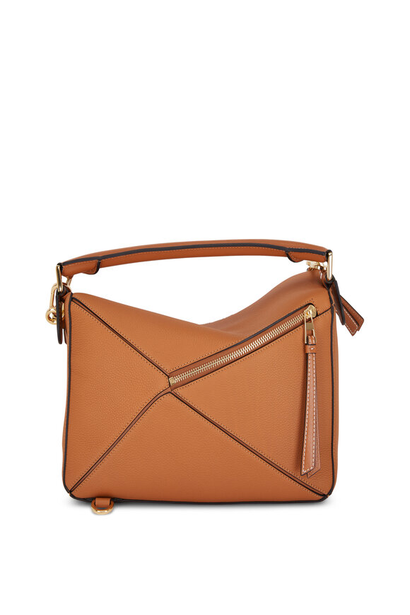 Loewe - Puzzle Light Caramel Leather Top Handle Bag 