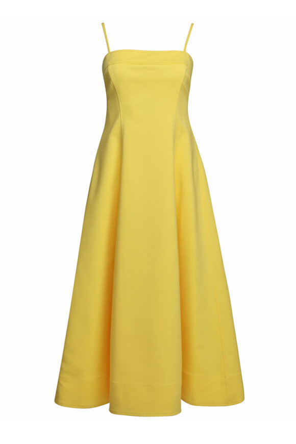 Simkhai - Jazz Limoncello Cotton Poplin Midi Dress