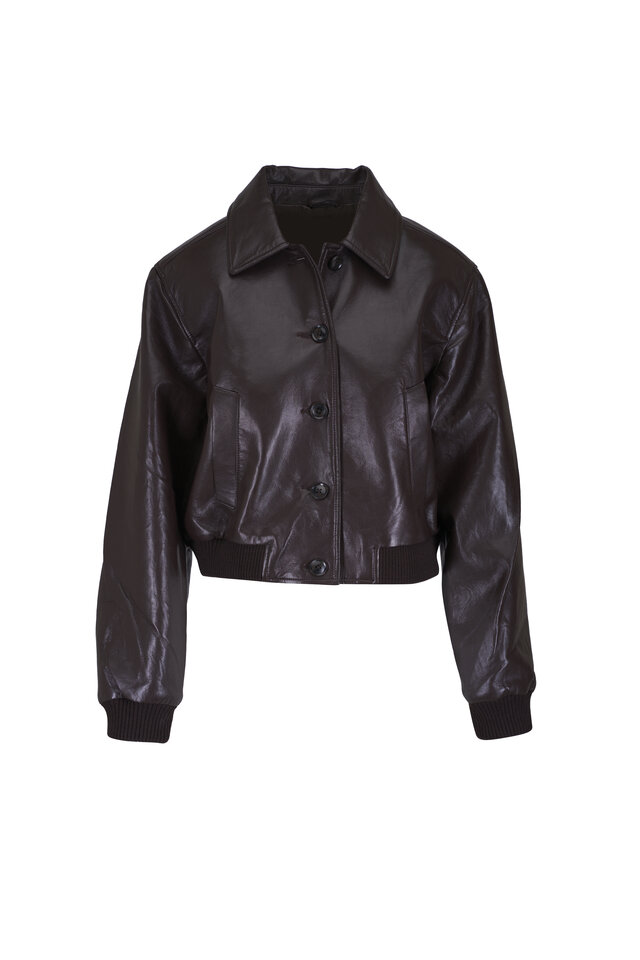 L'Agence - Cappuccino Tweed Zaya Collarless Jacket