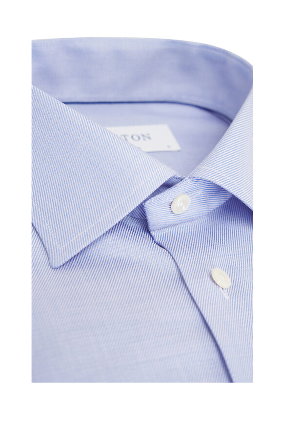 Eton - Solid Blue Dress Shirt