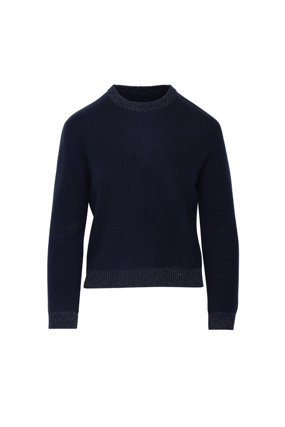 Jumper 1234 Lurex Midnight Crewneck Sweater