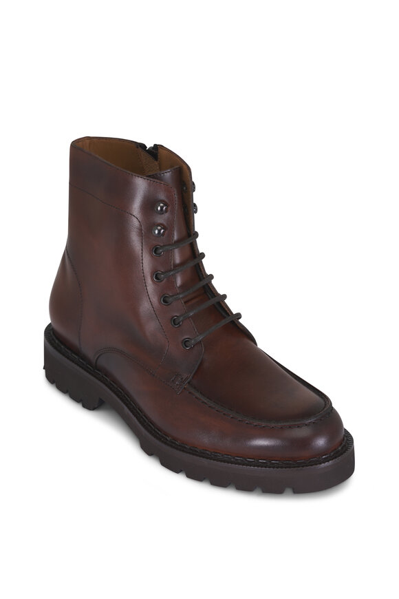 Ron White Nelson Hickory Leather Side Zip Boot - view 1