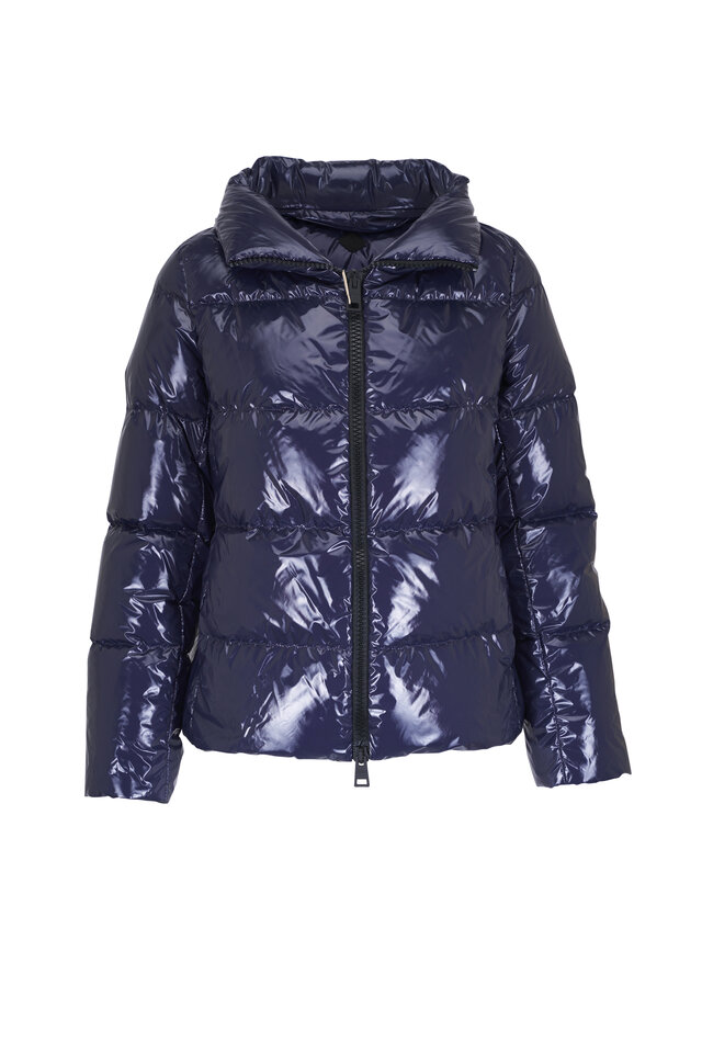【関税＆送料込み】Herno Gloss Short Puffer Herno-Drawstring-Waist-Padded-