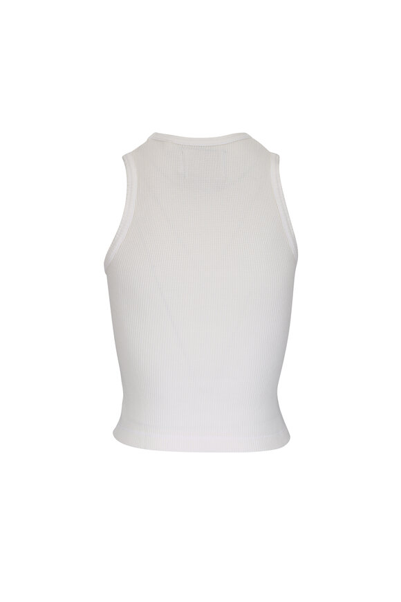 Citizens of Humanity Inez Pashmina Off White Waffle Tank - view 3