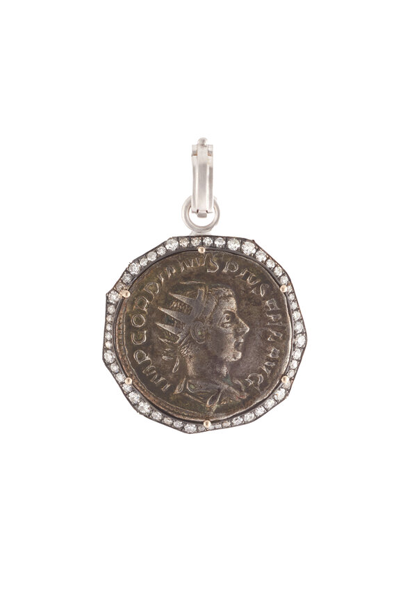 Sylva & Cie Roman Empire Gordian Coin Pendant