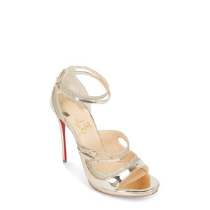 Christian Louboutin - Sotto Sopra Specchio Glitter Sandals, 100mm