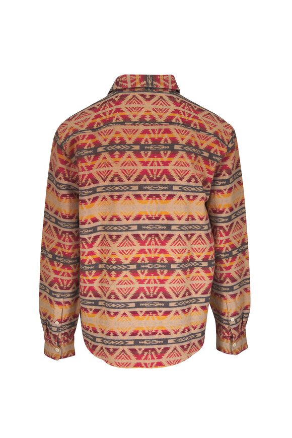 Faherty Brand Lehi Canyon Uzmate Print Cotton Shacket - view 3