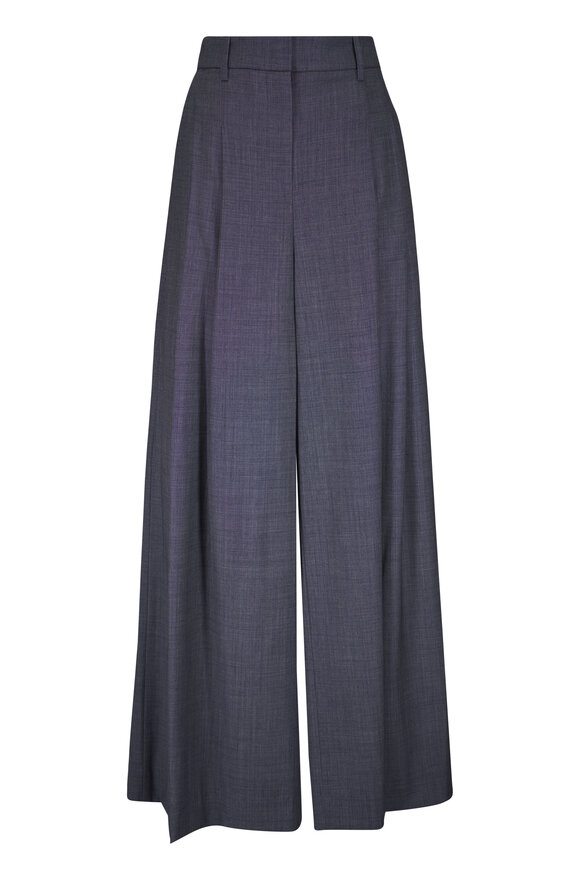 TWP New Didi Indigo Wool Wide-Leg Pants