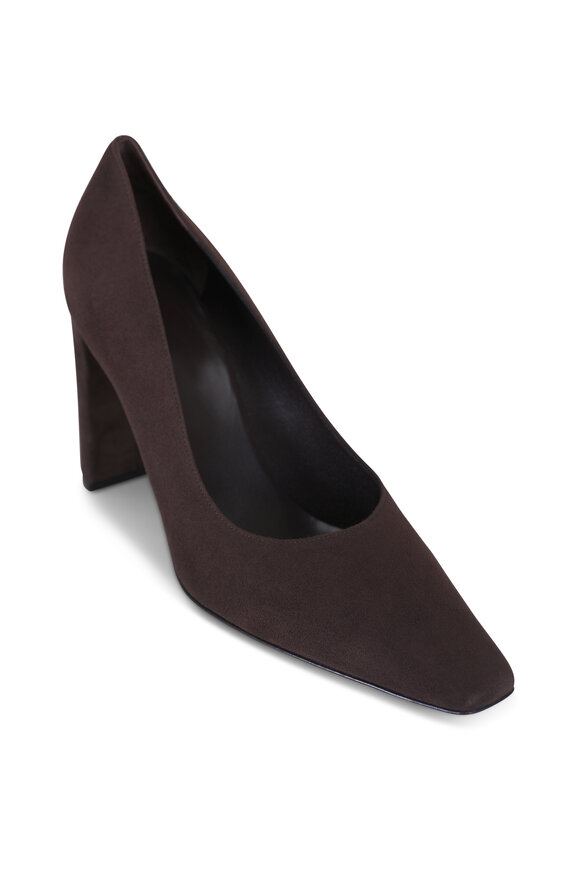 The Row Pia Moka Suede Pump, 85mm - view 1