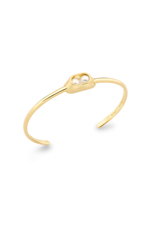 Yael Sonia Cocoon Akoya Pearl Cuff Bracelet