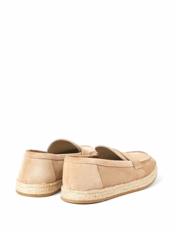 Brunello Cucinelli - Noisette Beige Suede Penny Loafer