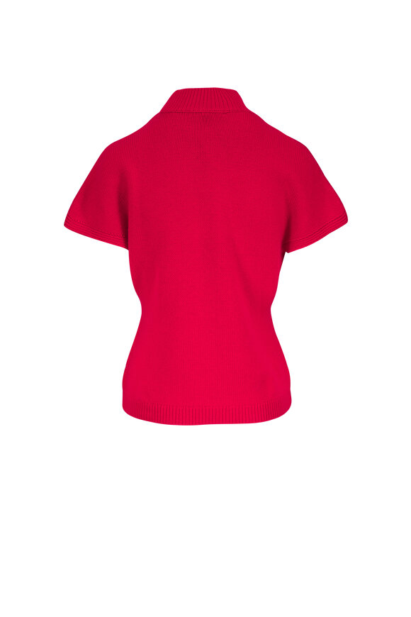 Lela Rose - Poppy Mock Neck Wool & Cashmere Pullover