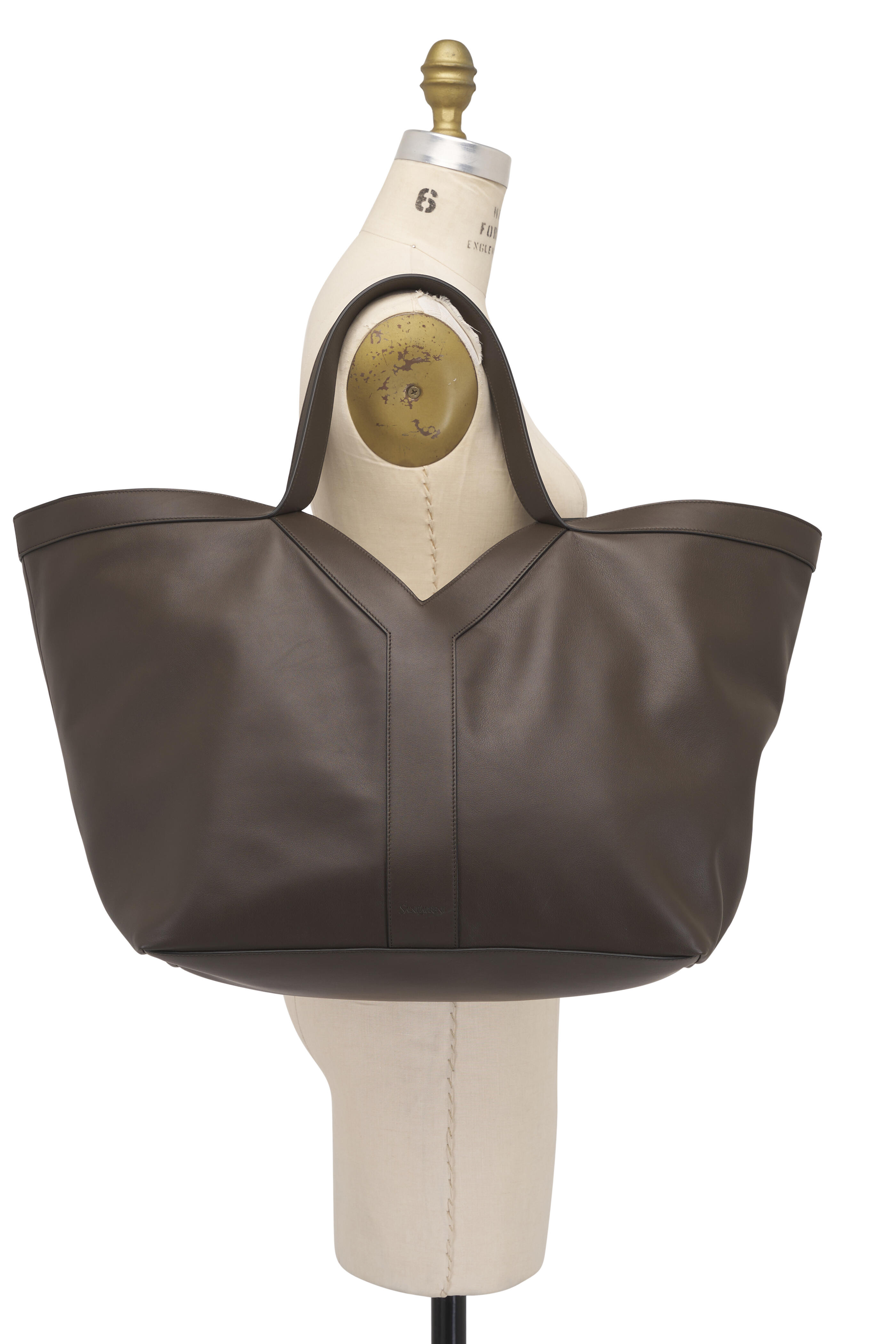 Saint Laurent - Y Light Musk Leather Tote