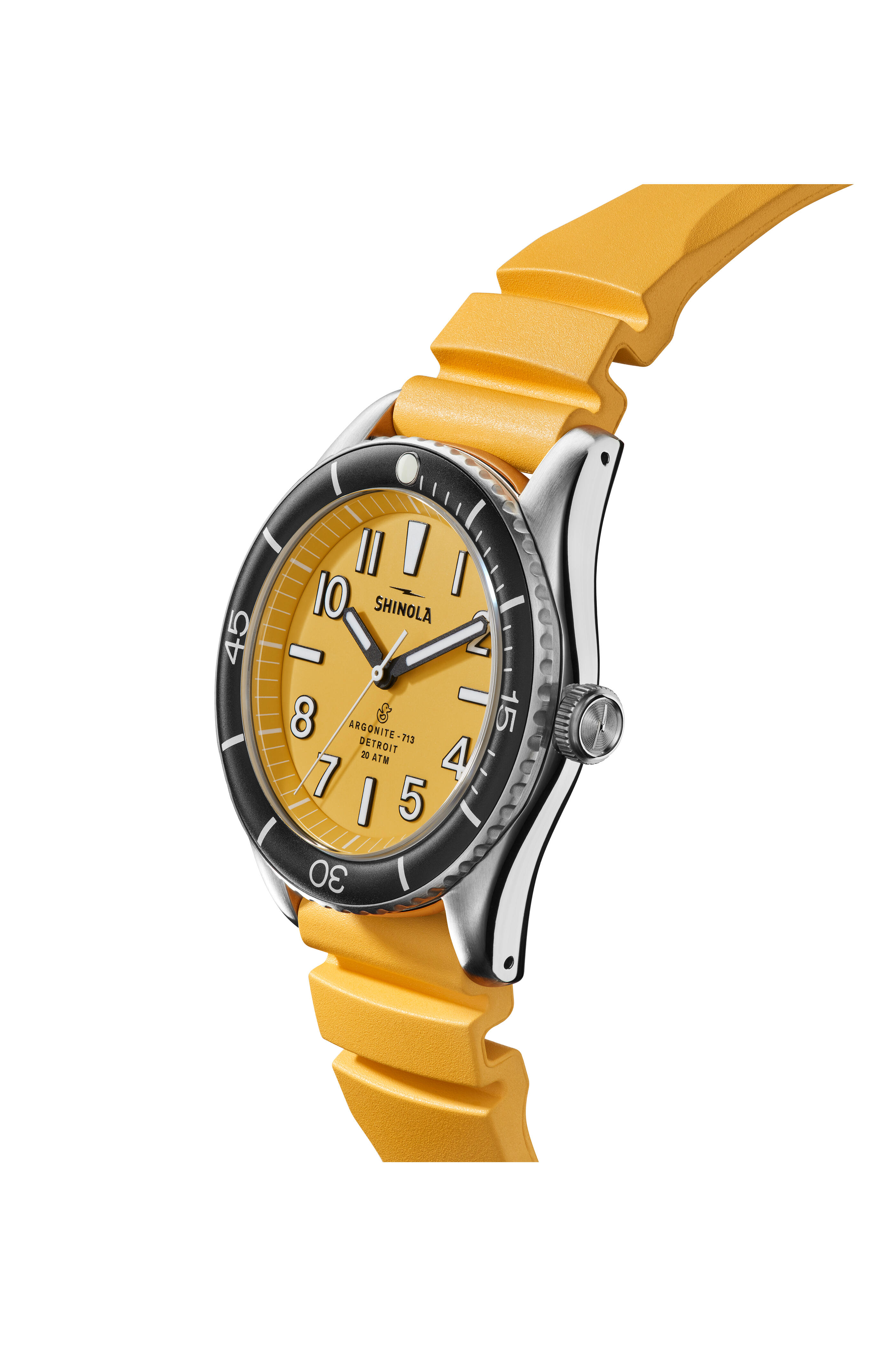 Shinola - The Duck Canary Yellow Water Resistant Watch, 42mm