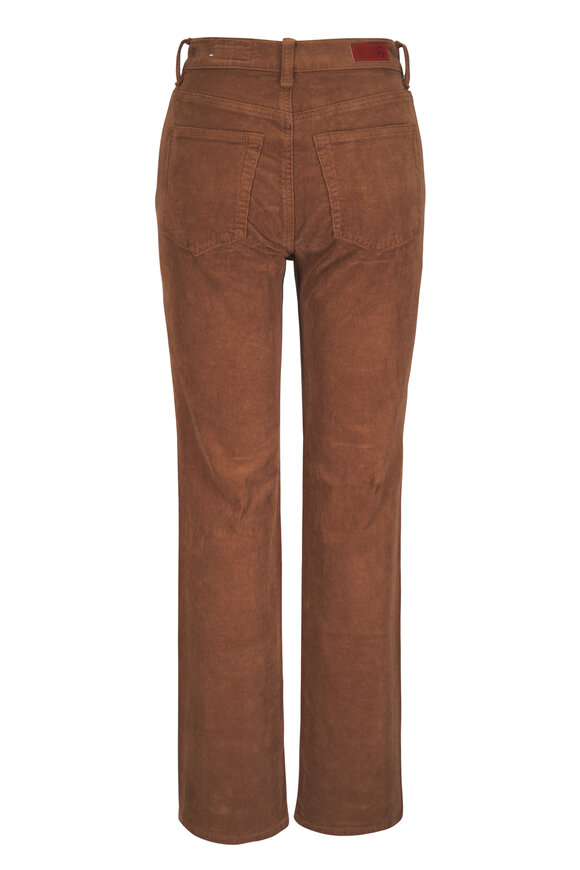 AG Brinley Bronze Corduroy Straight Leg Jean - view 3