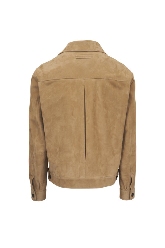 Zegna Beige Suede Jacket - view 3