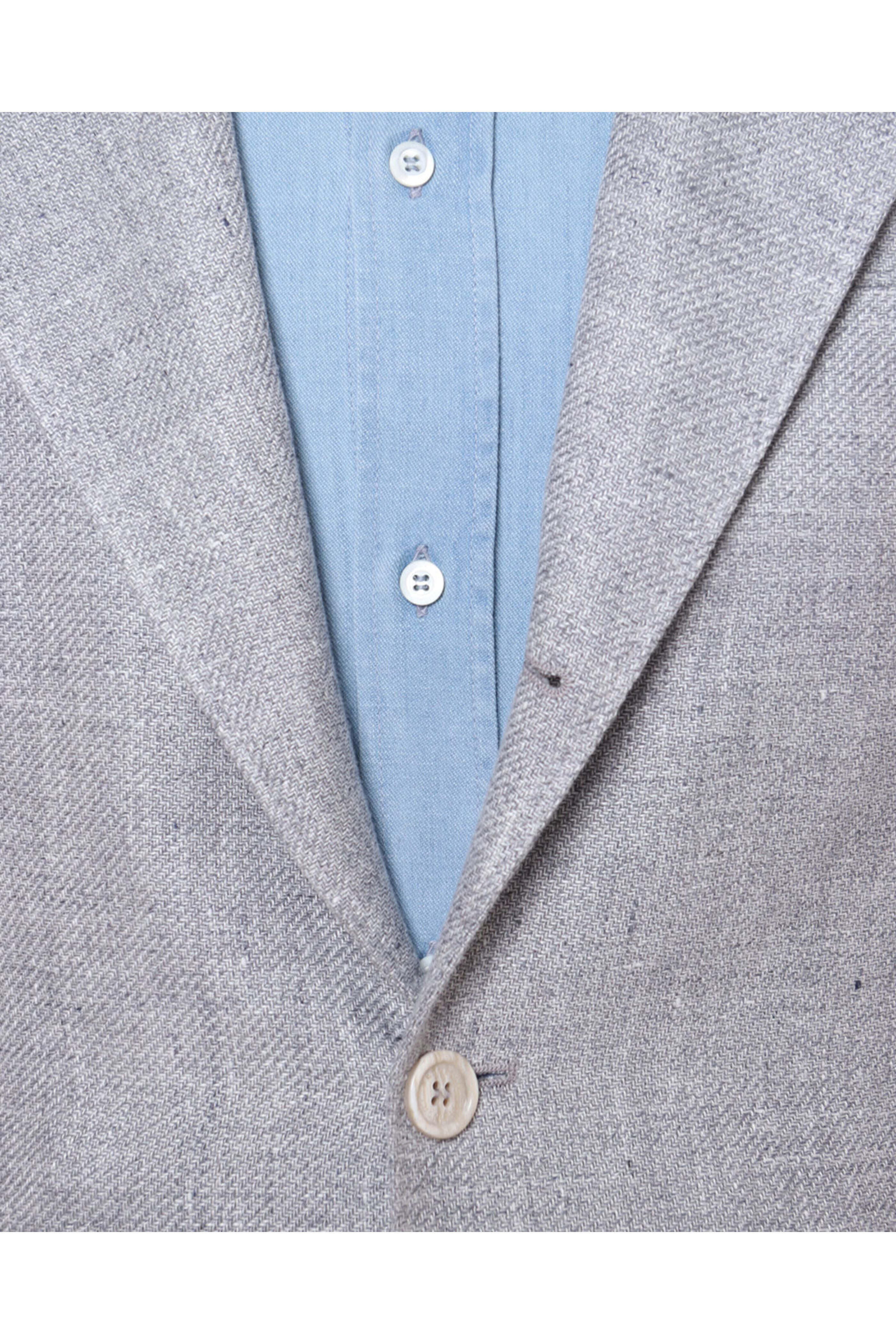 Brunello Cucinelli - Grey Linen Blend Sportcoat | Mitchell