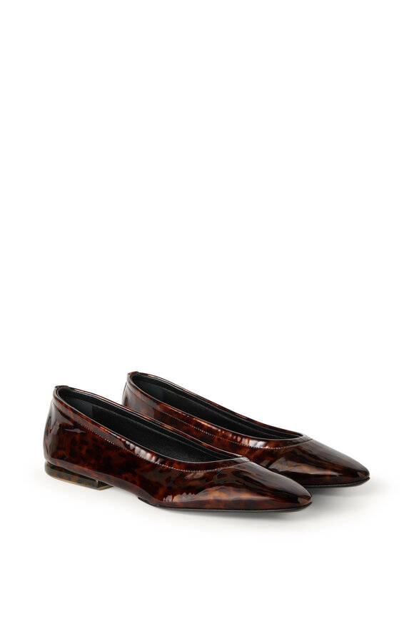 Loro Piana - Primula Ballerina Animal Print Flat 