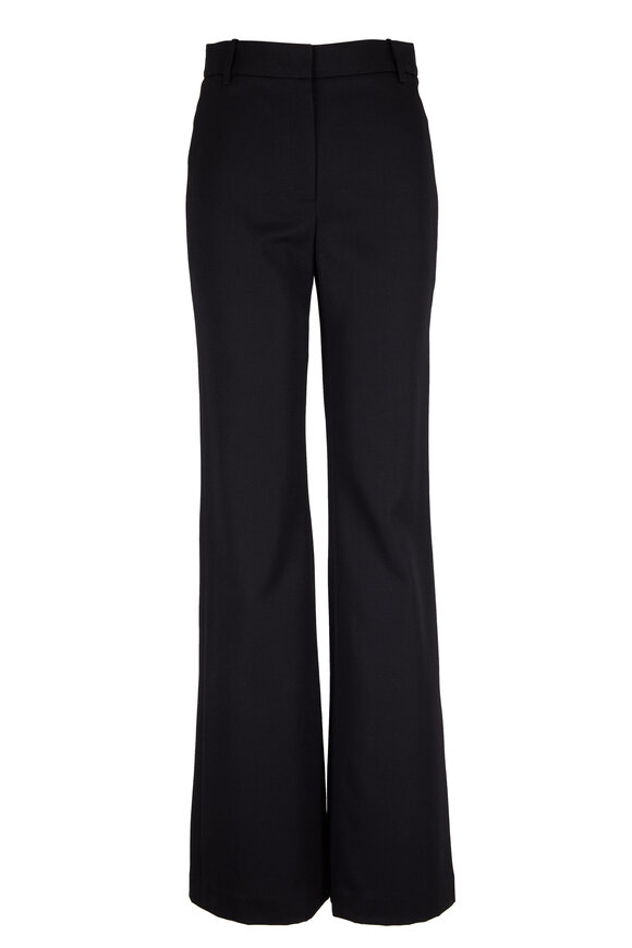 Corette velvet straight pants in black - Nili Lotan