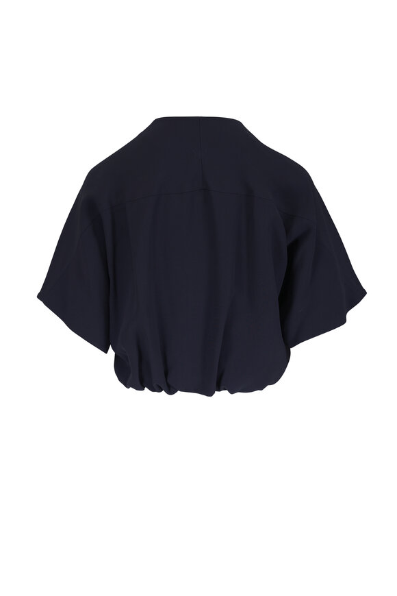 Lafayette 148 New York Ink Zip Front Cropped Jacket - view 2