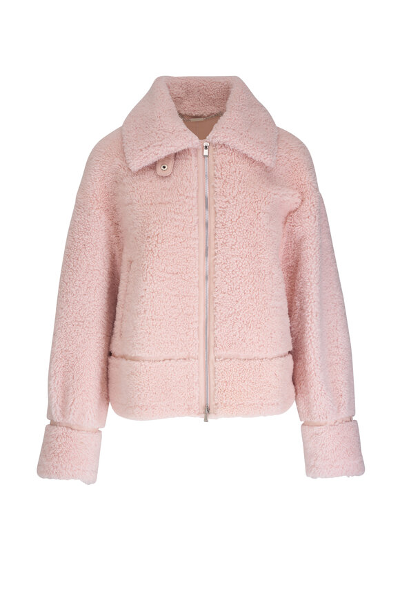 Kiton Rose Shearling Coat