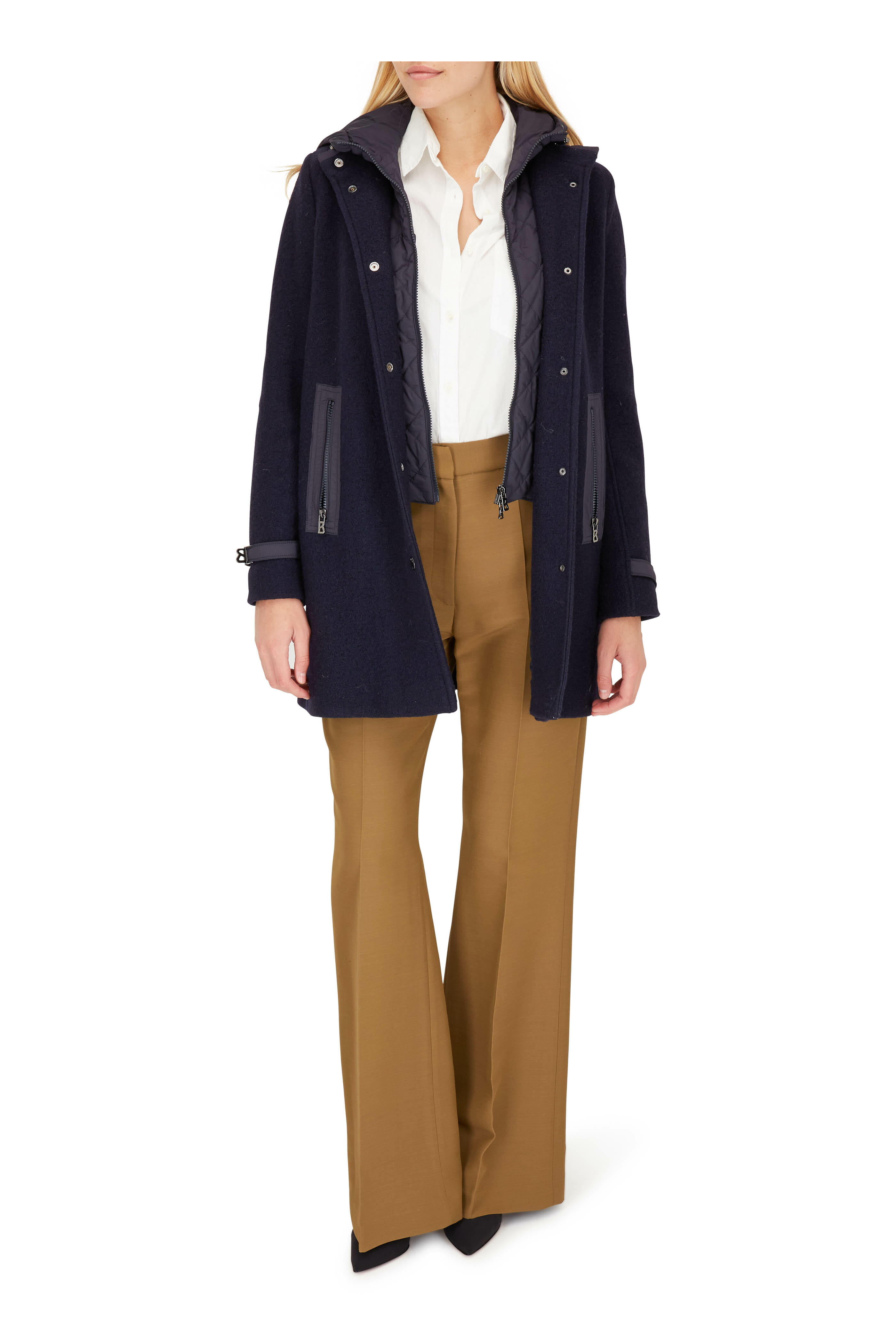 Partow - Caramel Wide Leg Pleated Pant