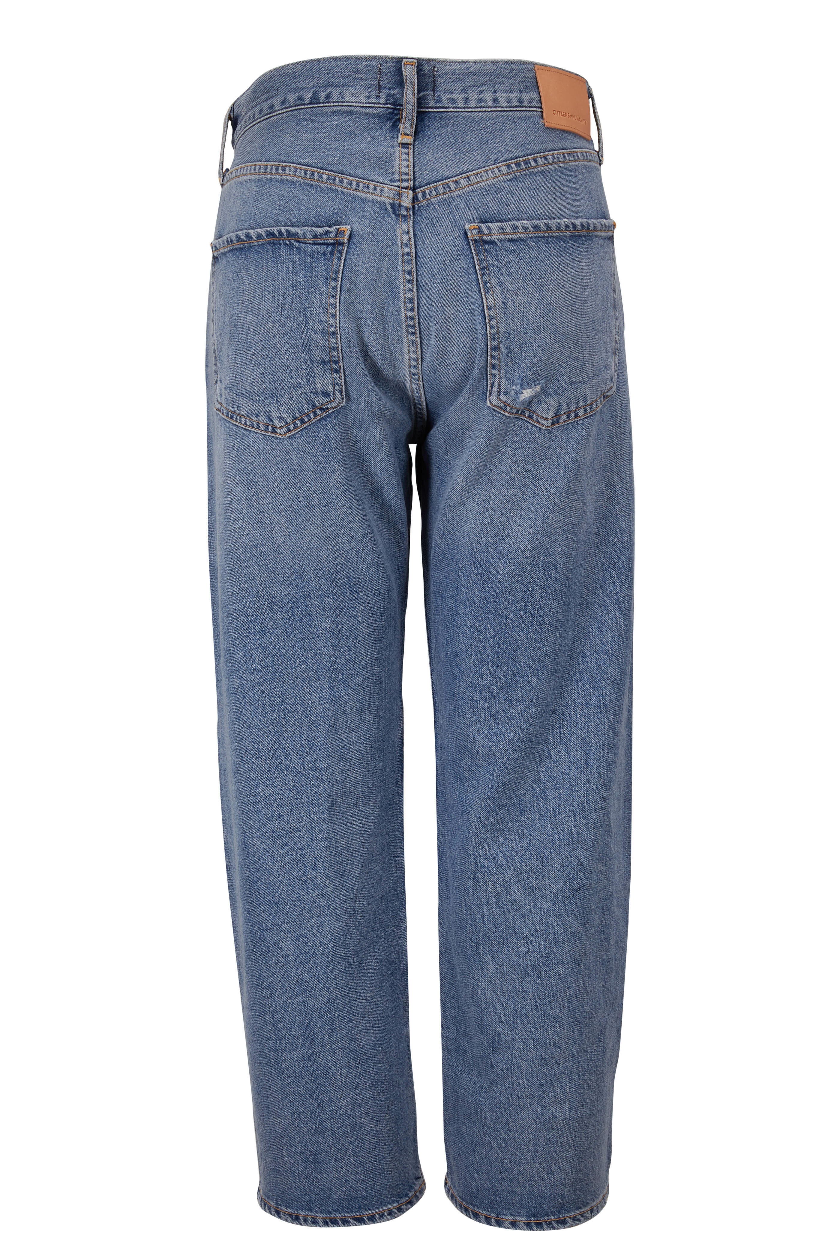 Citizens of Humanity - Emery Old Blue High-Rise Relaxed Crop Jean