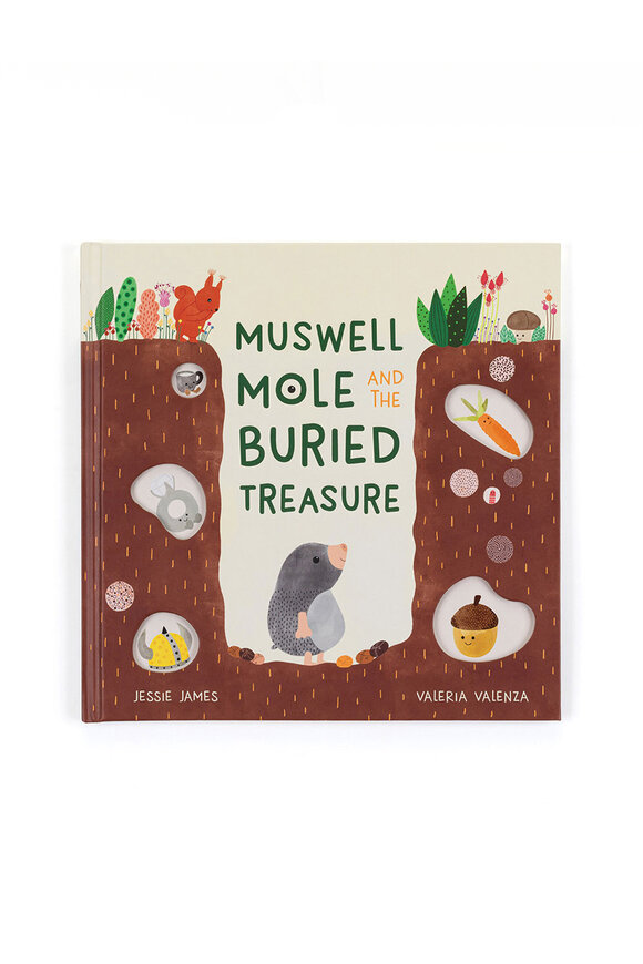 Jellycat Muswell Mole & the Buried Treasure Book