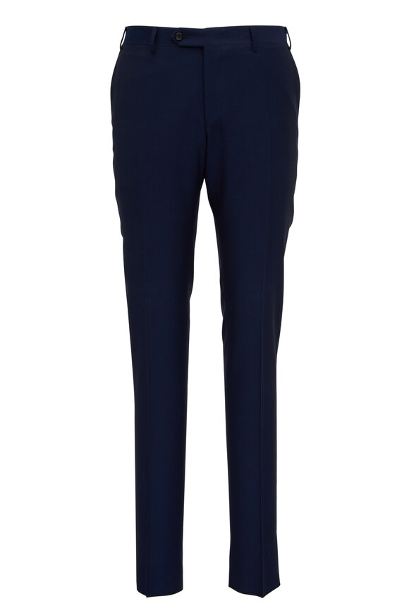 Canali - Kei Navy Blue Wool Suit