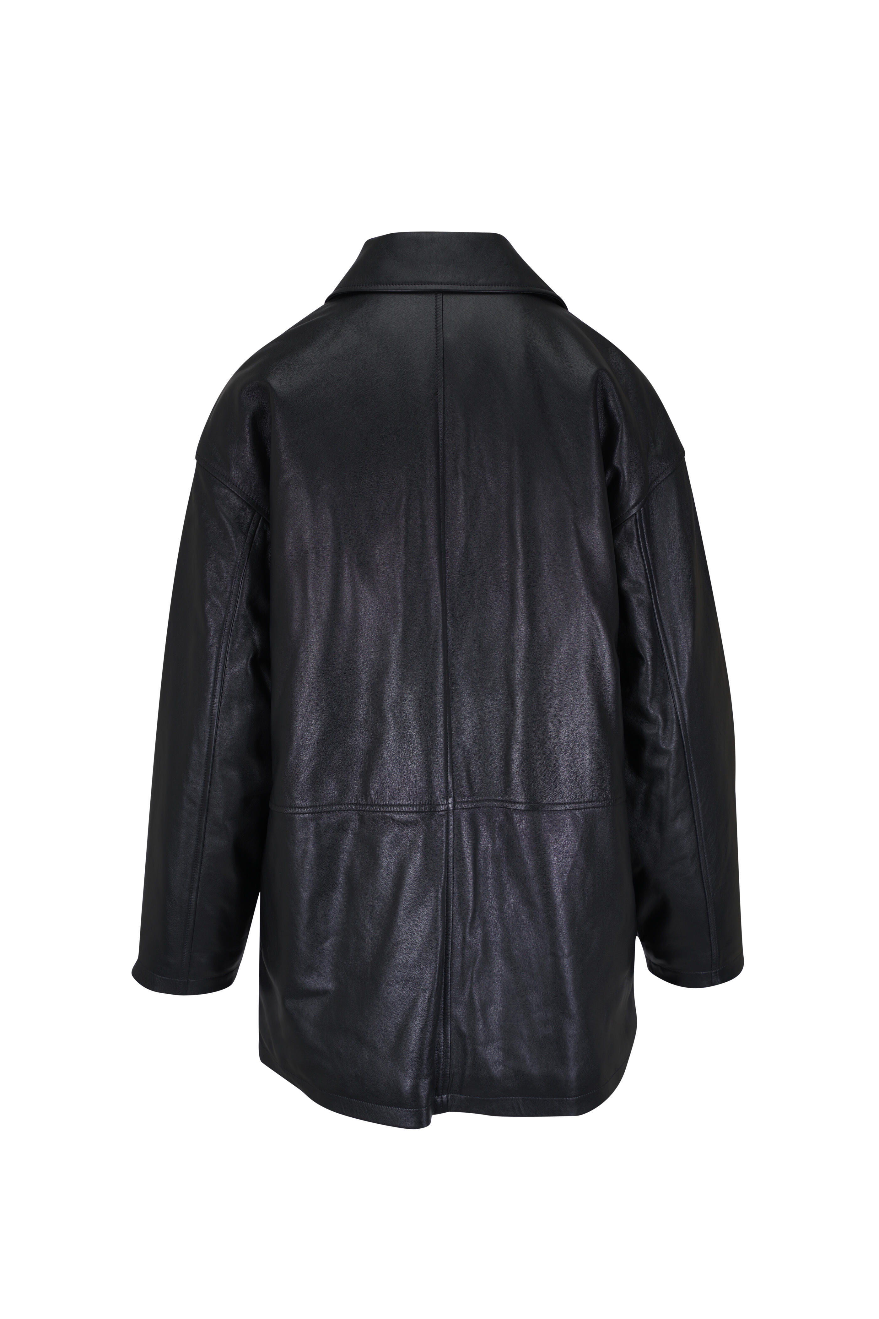 Nili Lotan - Cordel Black Leather Coat