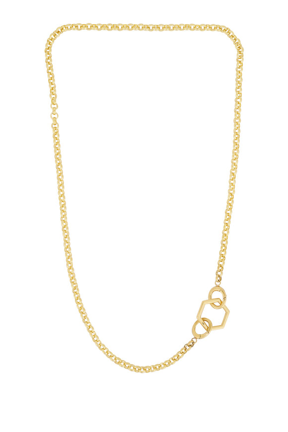 Harwell Godfrey Open Bail Foundation Rolo Chain Necklace