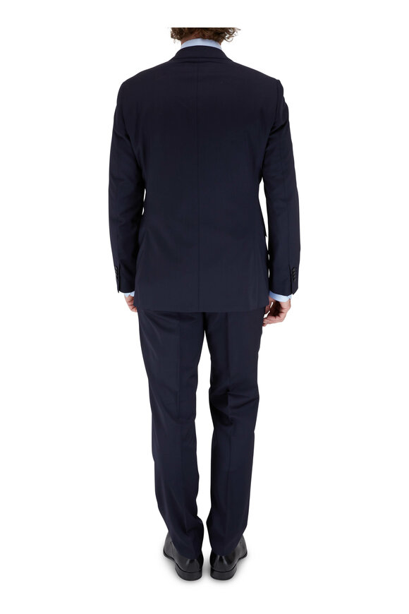 Atelier Munro - Solid Navy Stretch Wool Suit