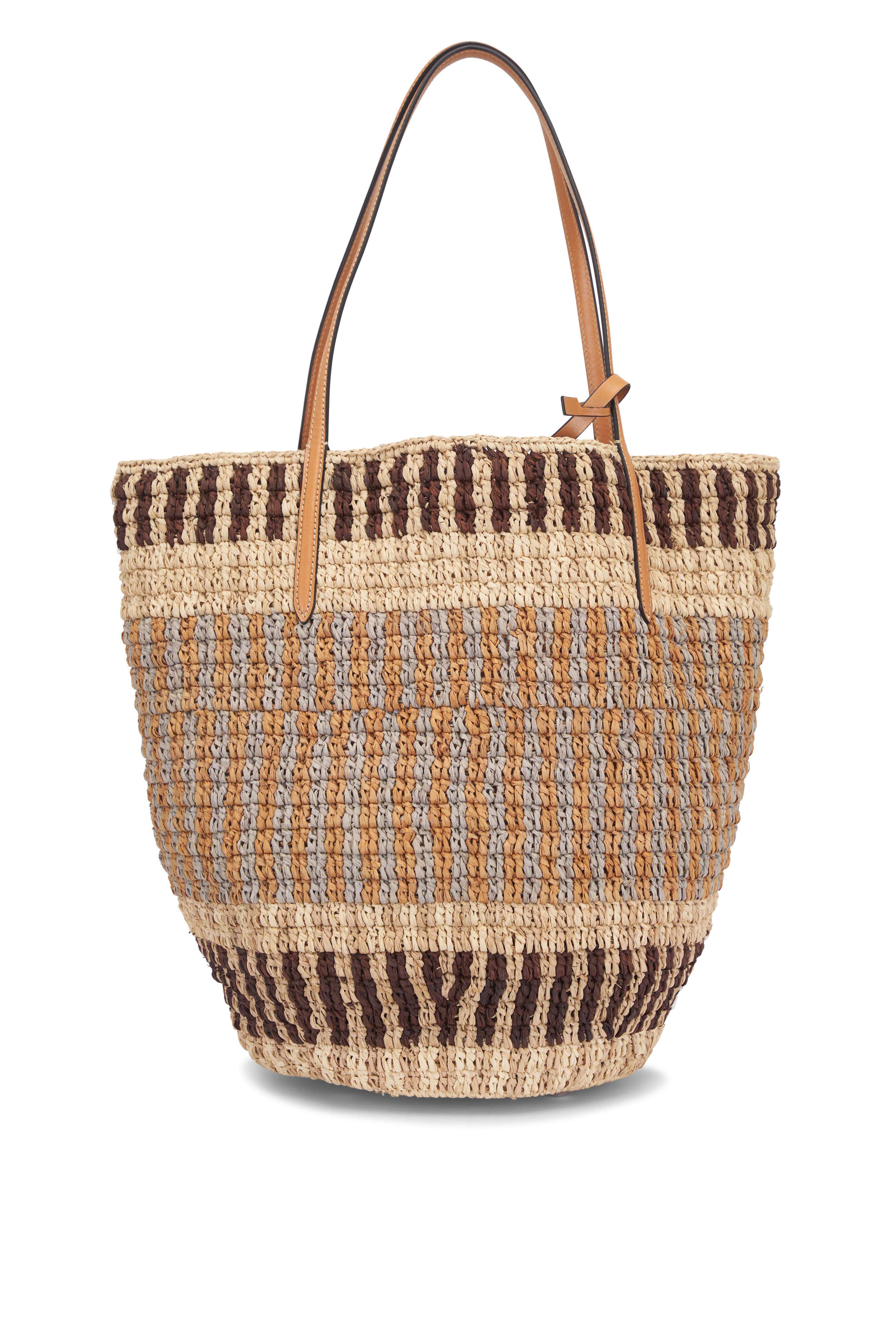 かごバッグ Valentino Garavani Raffia Bag Valentino Garavani - VLogo Woven Raffia Basket Bag