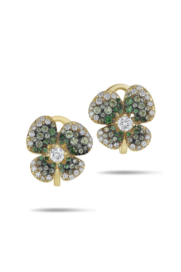 Miseno 18k Yellow Gold Ischia Tsavorite Stud Earrings