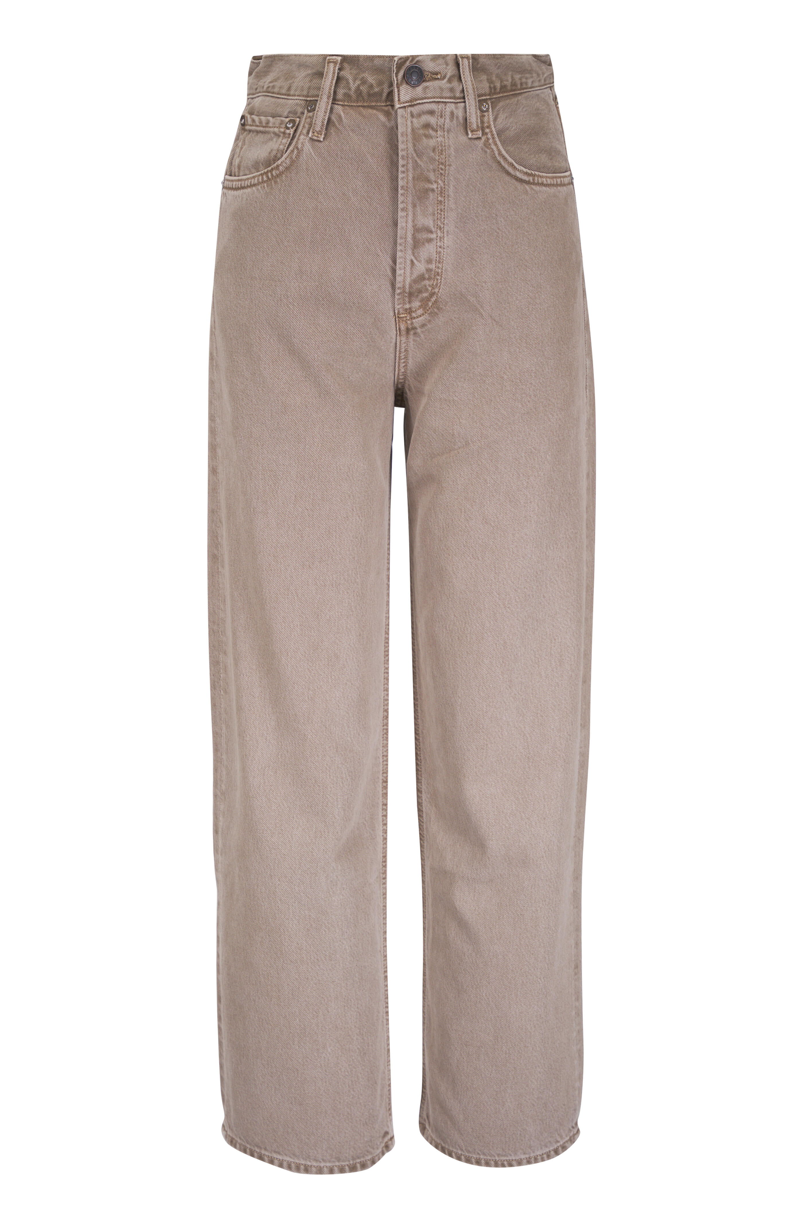 Agolde - Ren Trail Lightweight High Rise Wide Leg Jean - view 1