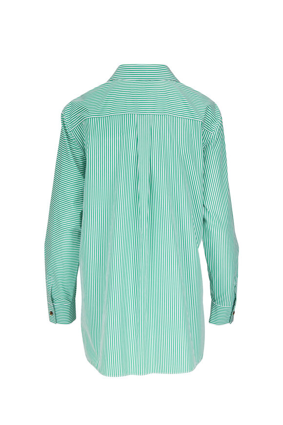 Lafayette 148 New York - Greyson Clover Green Shirt 