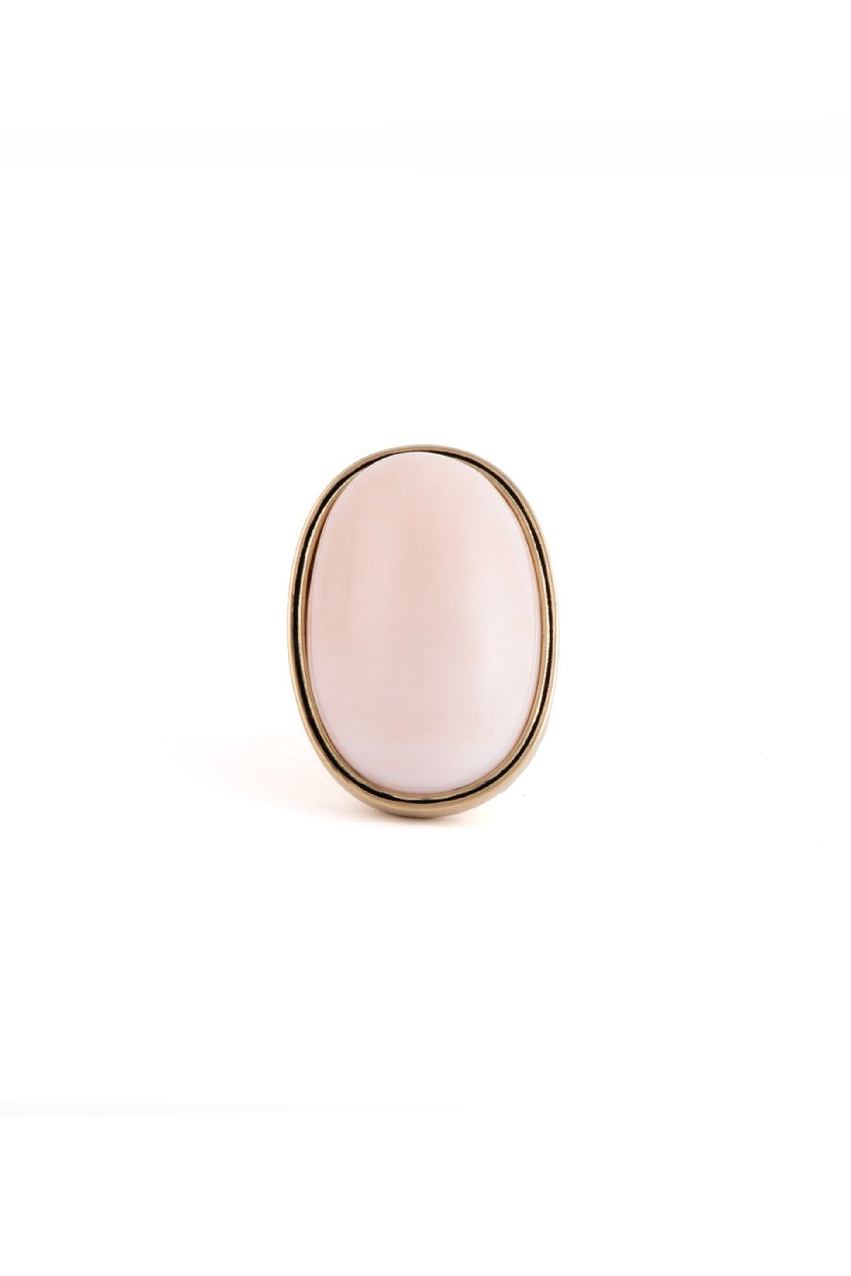 Sylva & Cie - Japanese Coral Oval Ring - view 1