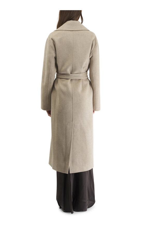 Nili Lotan - Jarel Hazelnut Wool Belted Coat