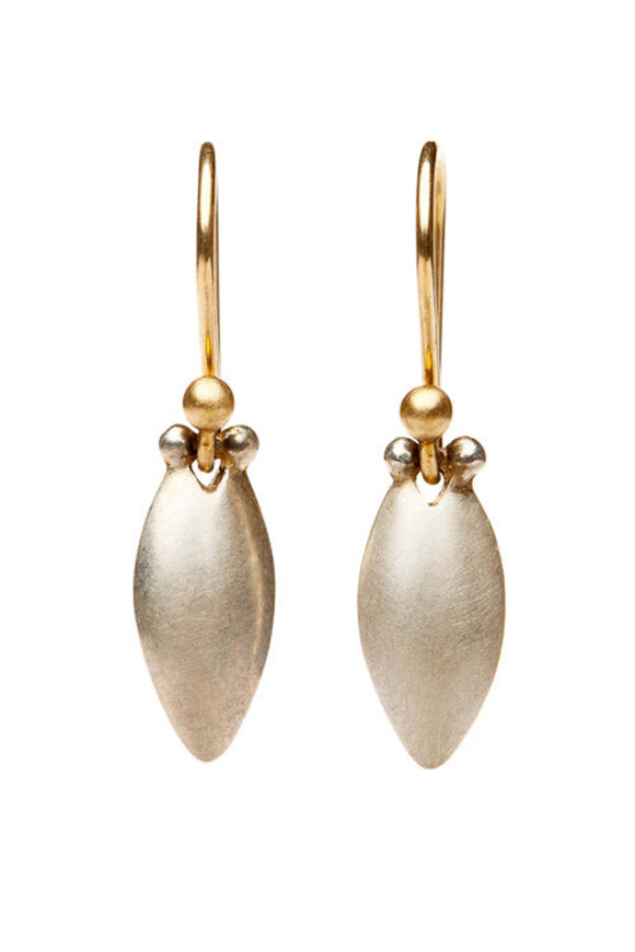 Ted Muehling Silver Gnat Earrings